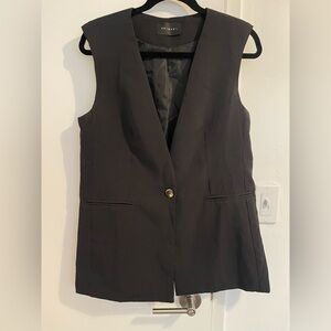 Black Sleeveless Vest